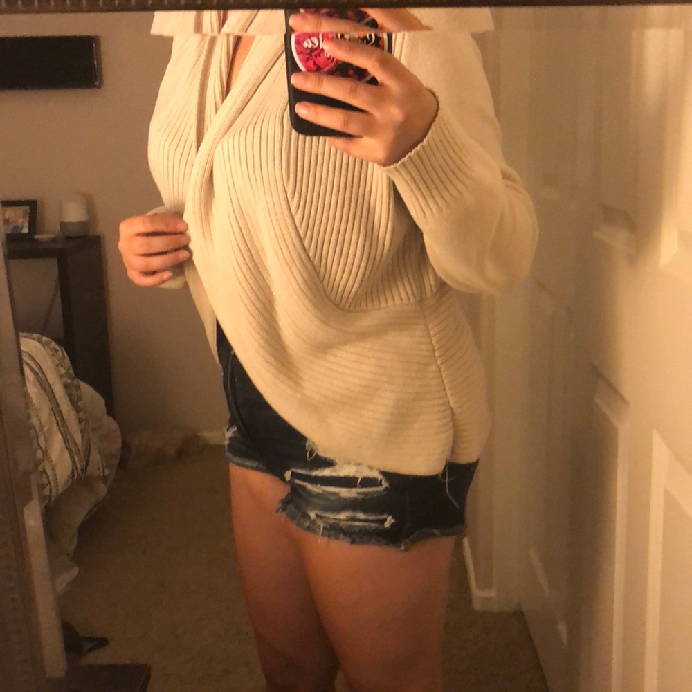 H&M Oatmeal Cardigan